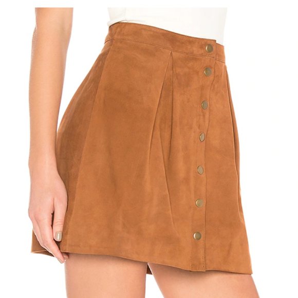 House of Harlow 1960 x REVOLVE Klara Suede Skirt - Picture 3 of 8